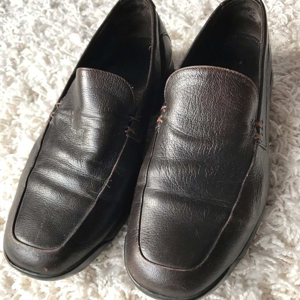 Cole Haan | Nike Air Brown Leather Loafers | 9.5